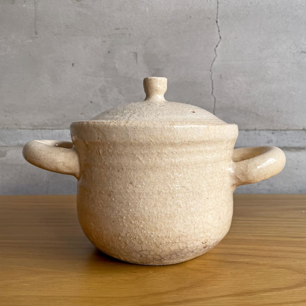 十場あすか 耐熱両手鍋 土鍋 スープ鍋 陶器 陶芸家 現代作家 つくも窯 ♪
