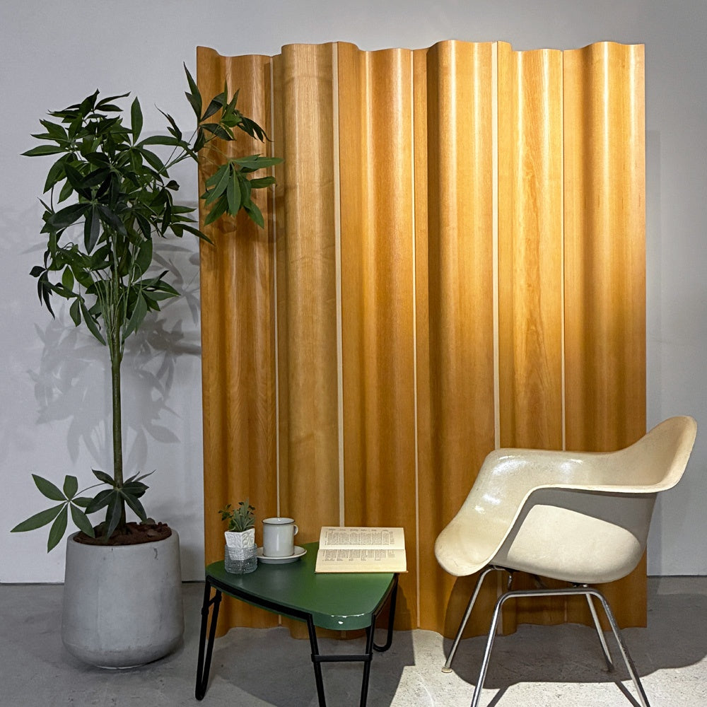 ハーマンミラー Herman Miller モールデッド プライウッド フォールディング スクリーン パーテーション C&Rイームズ ミッドセンチュリー ●