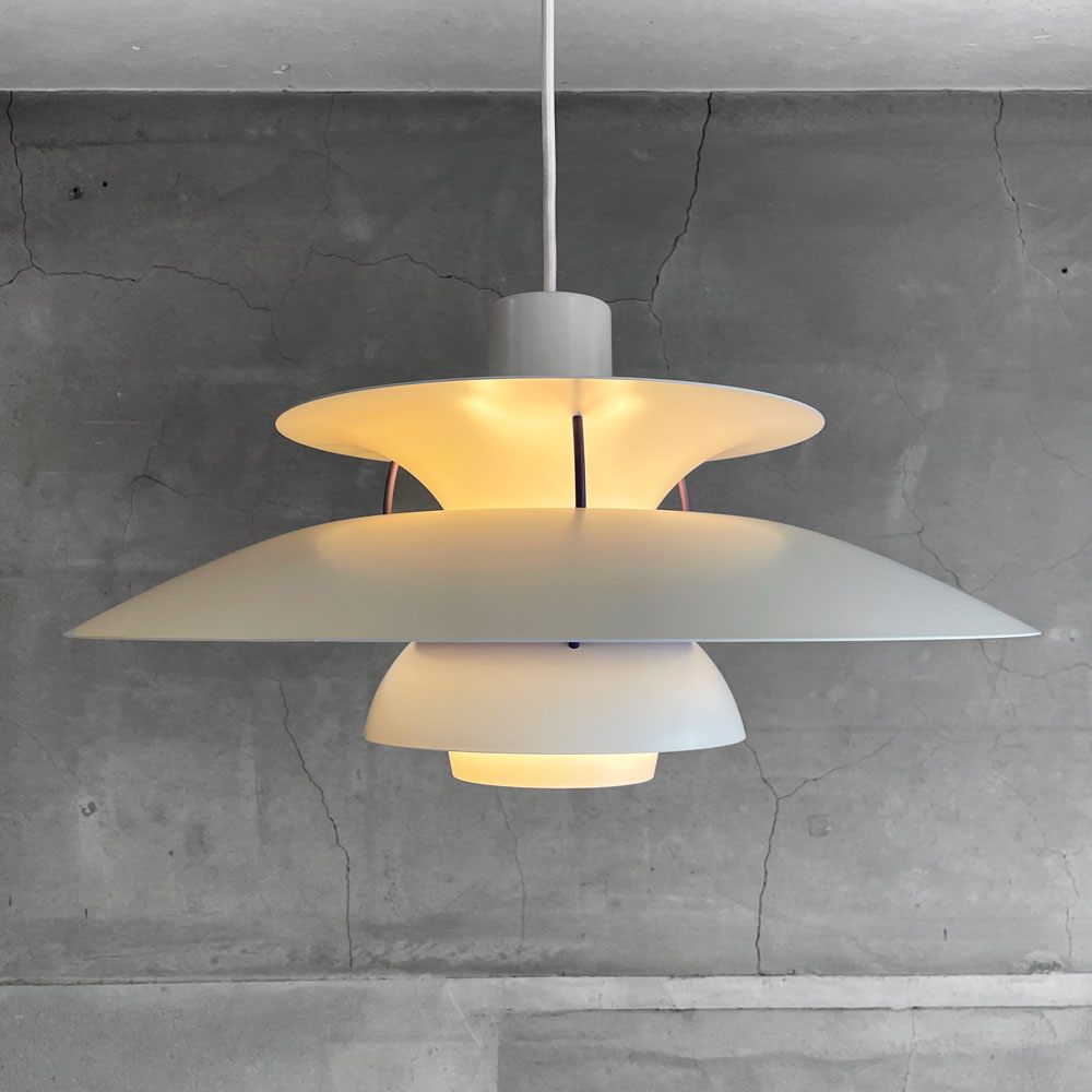 ルイスポールセン Louis Poulsen PH5 ペンダントライト クラシックホワイト ポール・ヘニングセン 北欧 名作照明 箱付き ♪