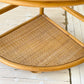 ラタン 3段 オープンシェルフ Rattan Shelf 籐 三角コーナーシェルフ コーナーラック ナチュラル オーガニック ★