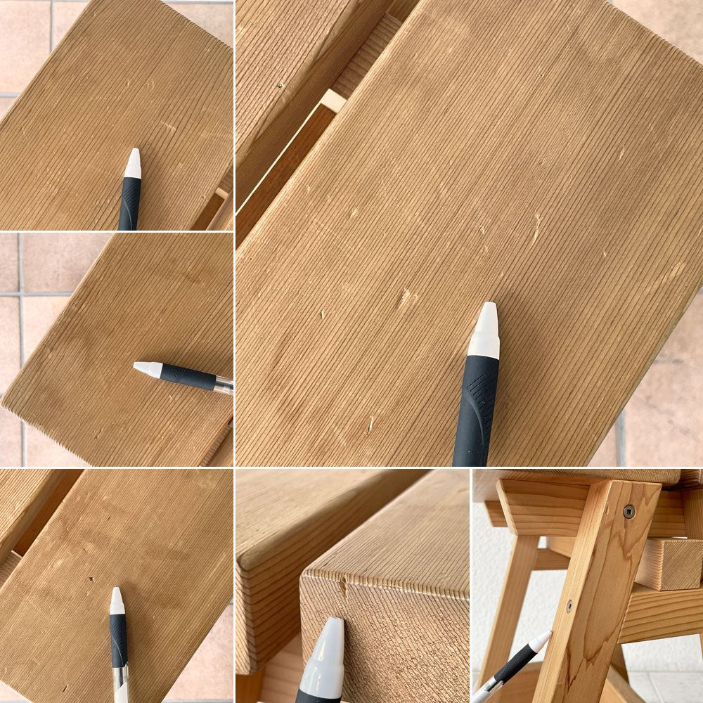石巻工房 Ishinomaki Laboratory 石巻ハイスツール ISHINOMAKI HIGH STOOL H60cm 芦沢啓治 ◇