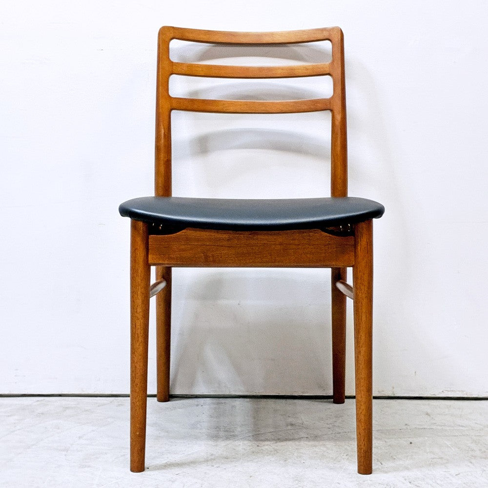 ジャーナルスタンダードファニチャー journal standard Furniture j.s.F アロス ダイニングチェア AROS DINING CHAIR ラバーウッド材 合皮レザー ナチュラルモダン 北欧デザイン ●