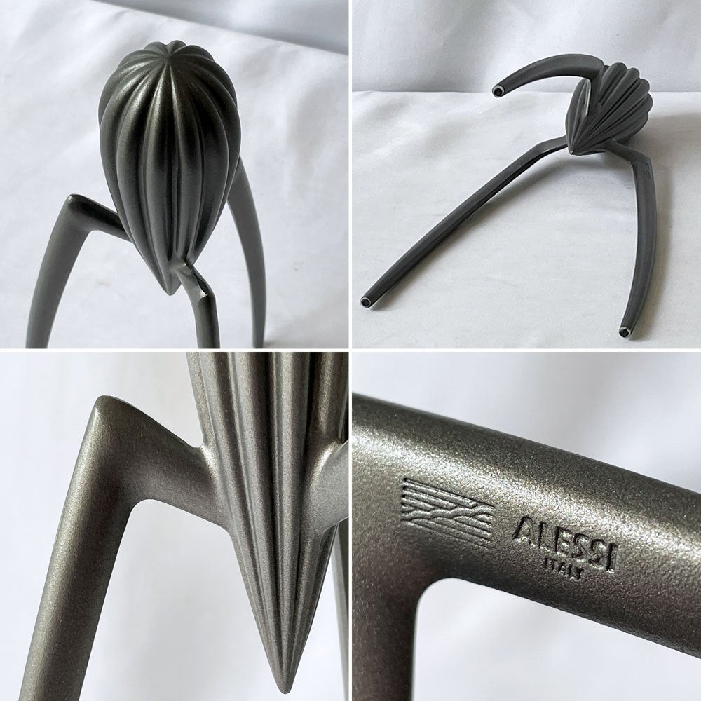 アレッシィ ALESSI ジューシーサリフ Juicy Salif レモンスクイザー フィリップ・スタルク Philippe Starck アンスラサイト 廃番仕様 ◇