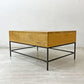 ウエストエルム West Elm コーヒーテーブル Industrial Storage Pop-Up Coffee Table マンゴーウッド インダストリアル ナチュラル ●