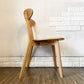 リセノ Re:CENO リバー RIVER Dining Chair ダイニングチェア オーク無垢材 ウレタン塗装 ナチュラルデザイン 定価￥19,900- A ◎