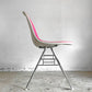 ハーマンミラー Herman Miller 3ndビンテージ サイドシェルチェア FRP製 PVCレザー スタッキングベース C&R イームズ ミッドセンチュリー A ■