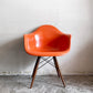 ハーマンミラー Herman Miller アームシェルチェア セカンド 2nd FRP レッドオレンジ ドゥエルレッグ  C&Rイームズ ミッドセンチュリー ■