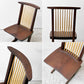桜製作所 CN101 コノイドチェア CONOID CHAIR ダイニングチェア ウォールナット無垢材 × タモ材 ジョージ・ナカシマ George Nakashima 焼印有 ●