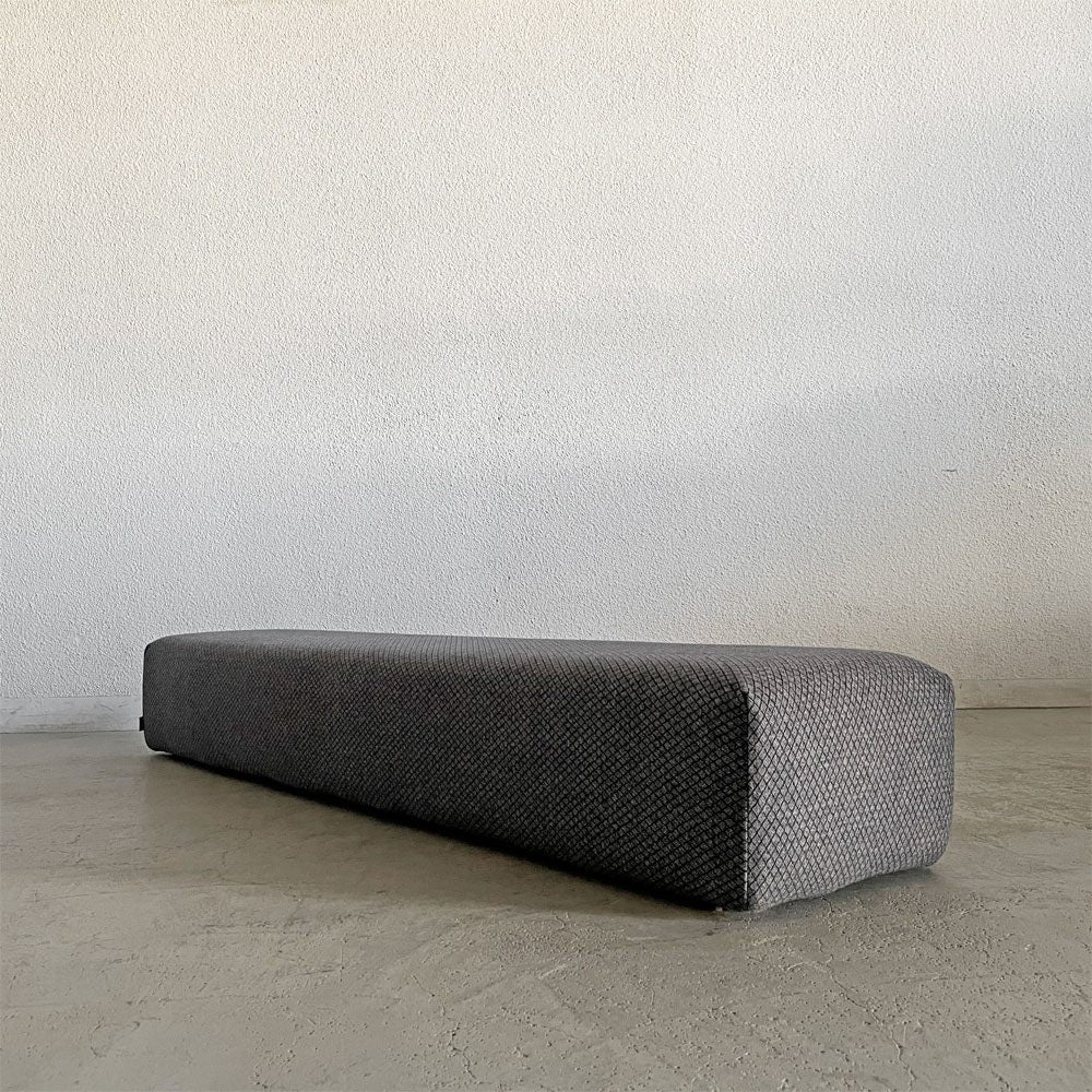 アクタス ACTUS キューブスツール CUBES STOOL クッションベンチ ベンチソファ W150cm ファブリック グレー系 カバーリング 参考価格￥37,800- 廃番 B 〓
