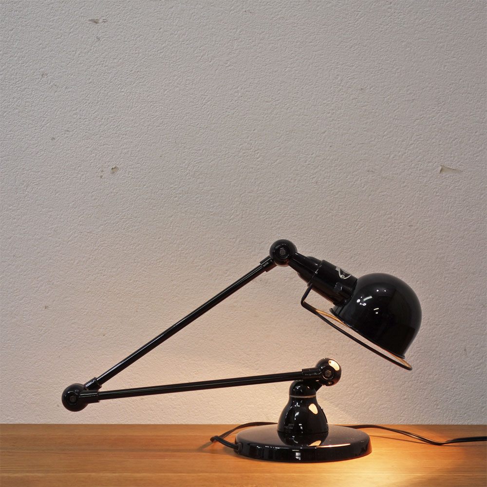 ジェルデ JIELDE 333 シグナル デスクランプ SIGNAL DESK LAMP 2本アーム式卓上ランプ 作業用ライト 工業デザイン ブラック ●