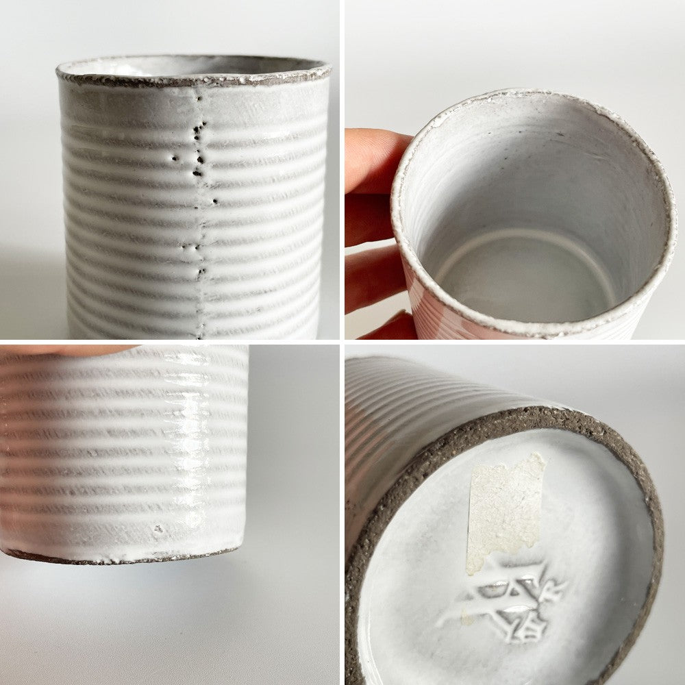 アスティエ・ド・ヴィラット Astier de Villatte コンセルブ Conserve ミニフラワーベース H6.5cm フランス 定価¥17,600- ■