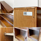 ハーバート E. ギブス HERBERT E. GIBBS FURNITURE チーク材キャビネット 飾り棚 本棚 ガラス欠品 UKビンテージ ◎