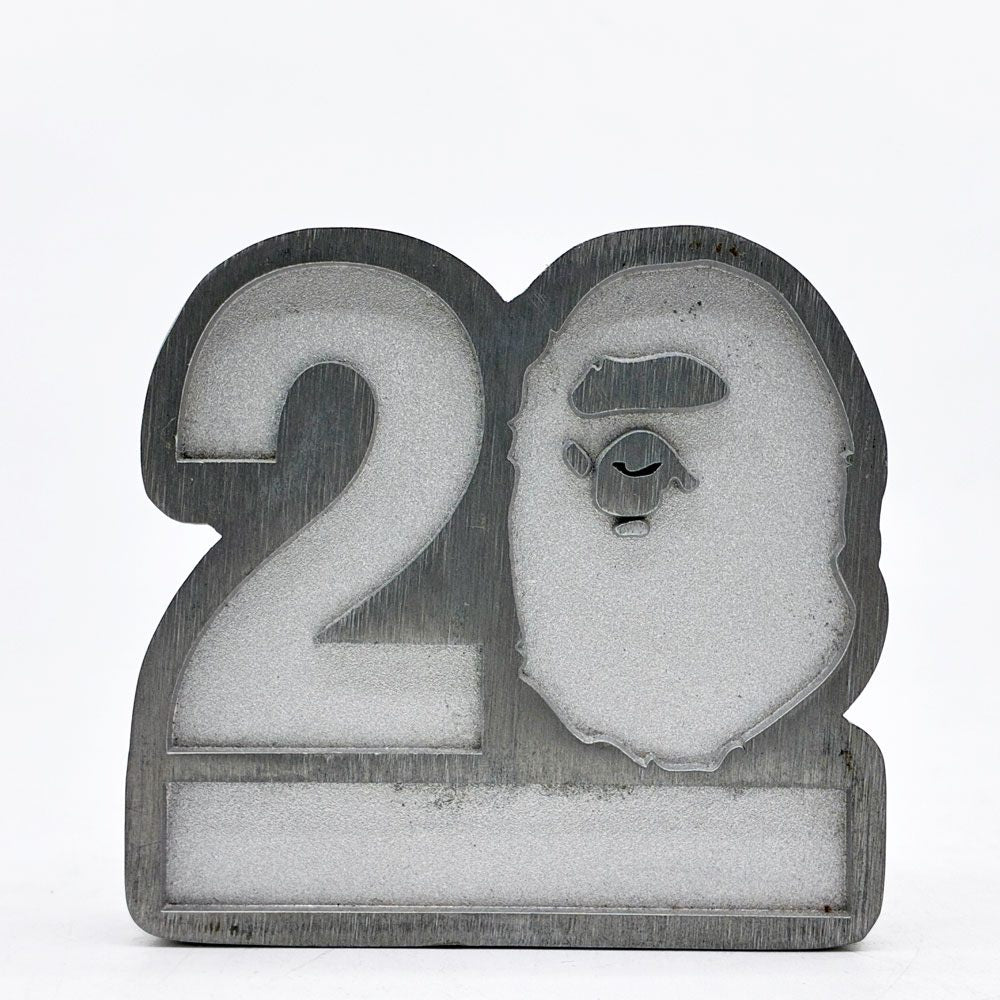 アベイシングエイプ A BATHING APE BAPE ペーパーウエイト 文鎮 APE 20th Anniversary ノベルティ 非売品 希少 ●