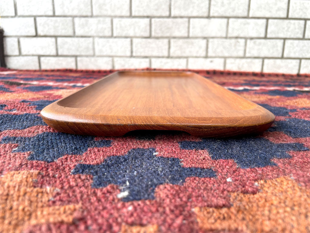 AKTA BANGKOK TEAK チーク材 ビンテージ トレイ スウェーデン 北欧雑貨 ■