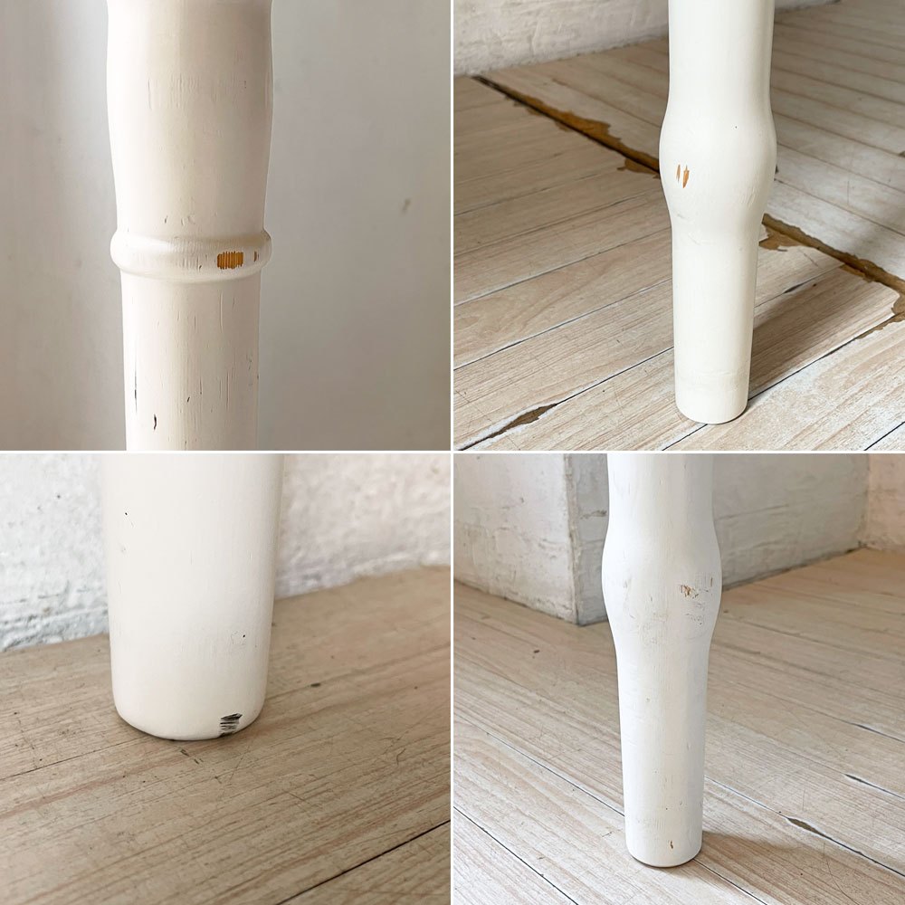 モモナチュラル MOMO Natural エマ EMMA デスク＆アッパーセット Desk&Upper Shelf パイン無垢材 ホワイトペイント 廃盤 参考11万円 ★
