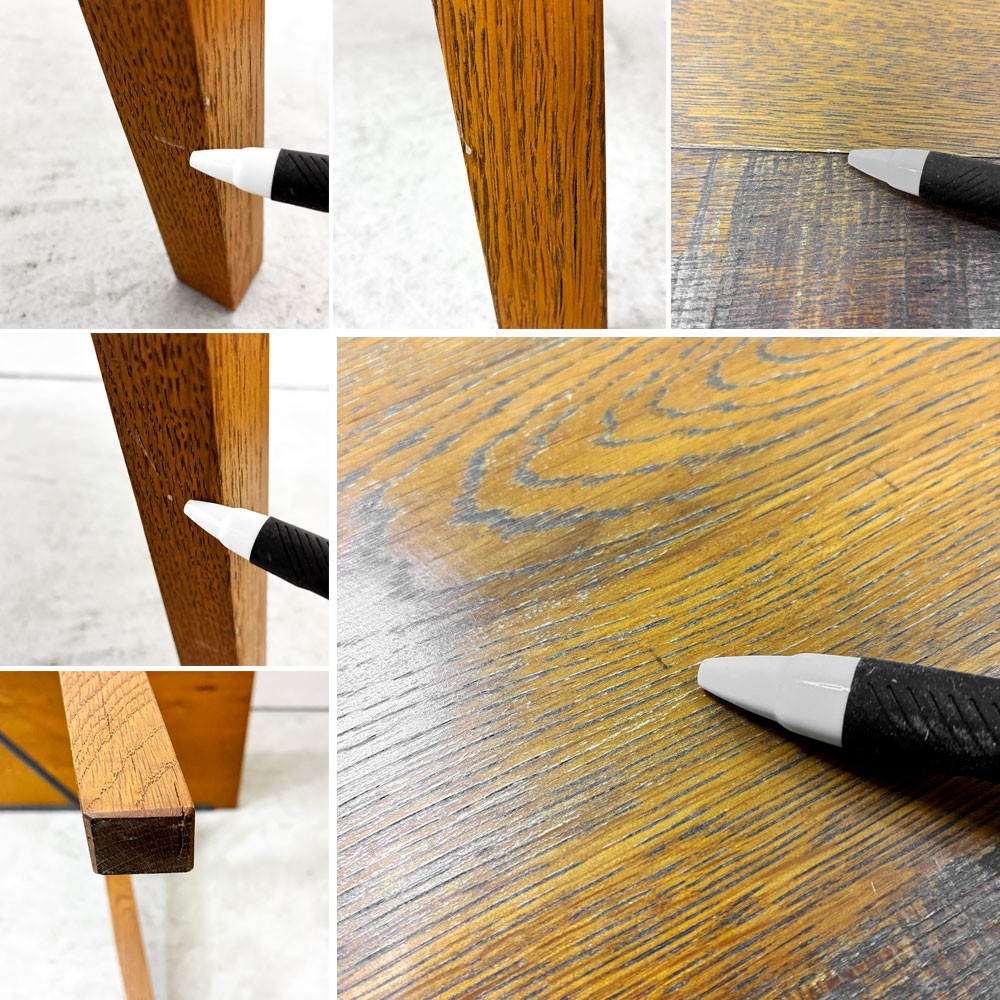 トラックファニチャー TRUCK FURNITURE スットテーブル SUTTO TABLE ダイニングテーブル ナラ無垢材 ナチュラルカラー インダストリアル 参考定価￥268,400- ●