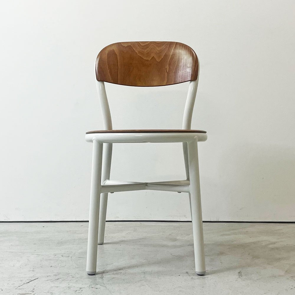 マジス MAGIS パイプチェア ウッド Pipe Chair Wood ダイニングチェア ホワイト×ライトビーチ ジャスパー・モリソン B ●
