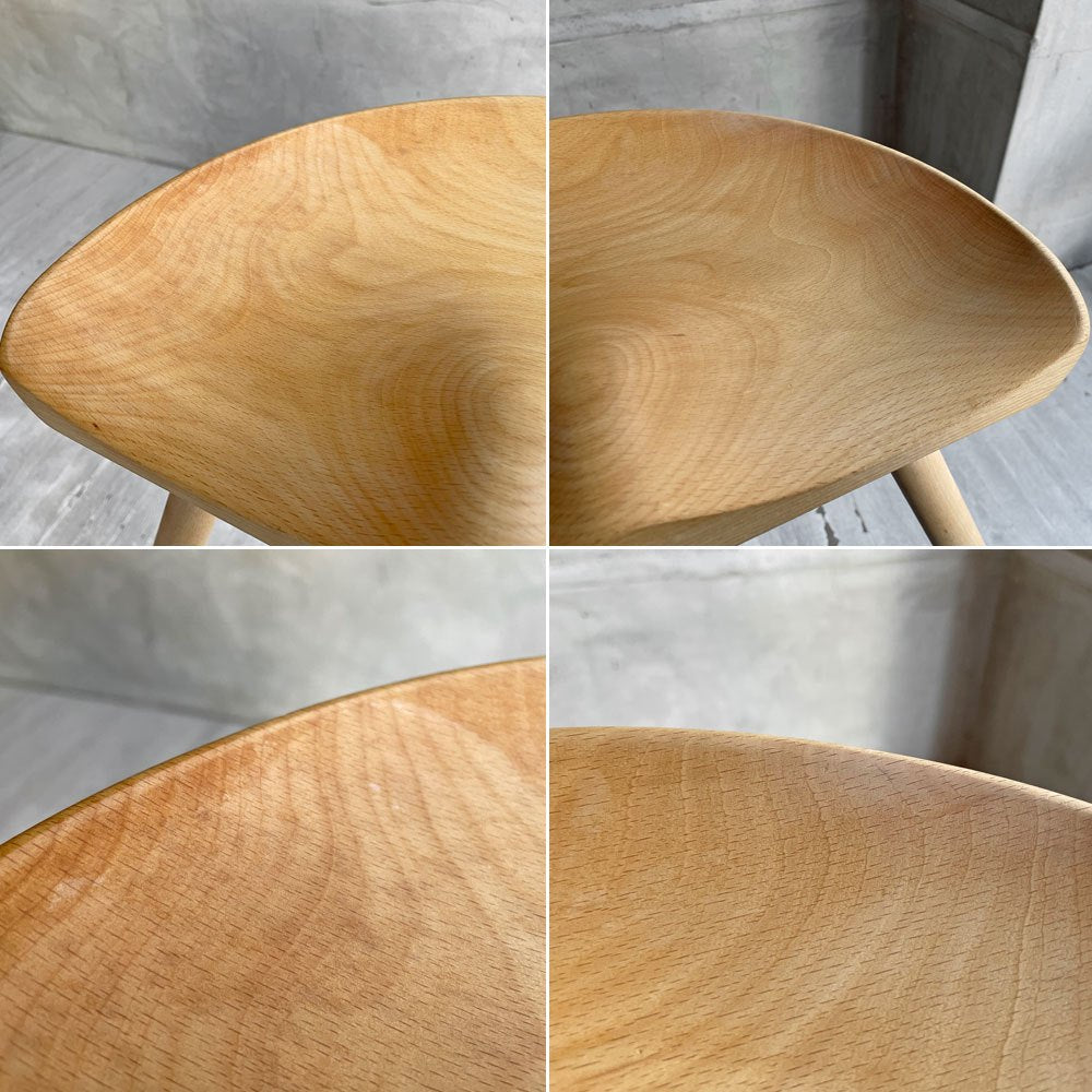 ワーナー Werner シューメーカーチェア Shoemaker Chair NO.69 スツール ビーチ材 ラーズ・ワーナー デンマーク 北欧家具 定価 ¥46,750- ♪