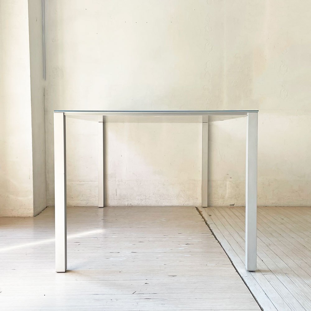 カッシーナイクスシー Cassina ixc. エアーフレーム AIR FRAME 3004 VOテーブル ダイニングテーブル Ｗ160cm ガラス天板付き 参考定価￥211,200～ ★