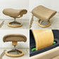 エコーネス EKORNES ビュー View ストレスレスチェア stressless リクライニングチェア シグニチャーベース Mサイズ オットマン付き 牛革 定価499,400円 ●