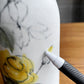 ARABIA クッカ Kukka フラワーベース イエローローズ 花瓶 Hilkka-Liisa Ahola 陶器 ビンテージ ♪