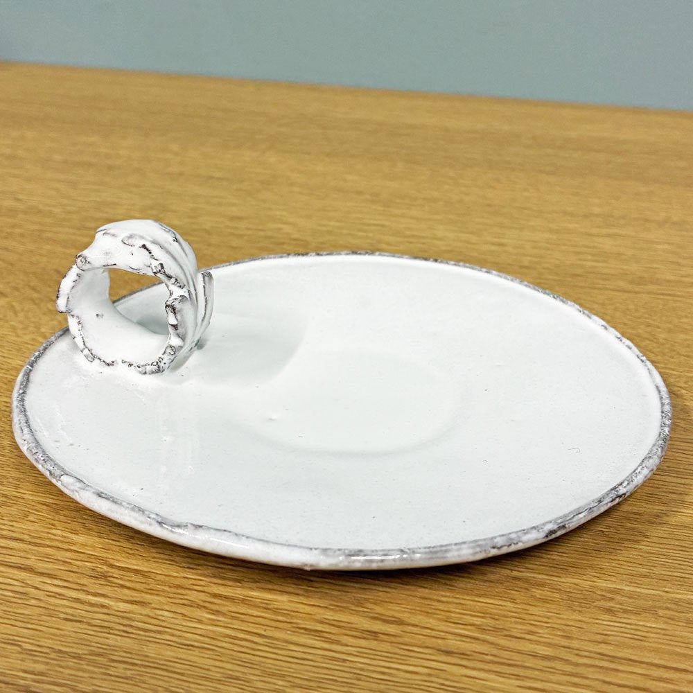 JBAdeV/Jean Baptiste Astierde Villatte 別注ソーサー Feuilles soucoupe a anse アスティエ・ド・ヴィラット ASTIER de VILLATTE 陶器 フランス A ◎