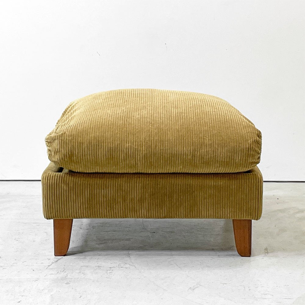 トラックファニチャー TRUCK FURNITURE FKソファ FK SOFA オットマン F-21 コーデュロイ フェザークッション ウォールナット材 ●