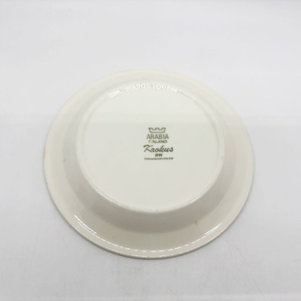 アラビア ARABIA クロッカス Krokus プレート 17cm ビンテージ エステリ・トムラ ゴラン・バック フィンランド 北欧食器 ●