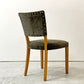 トラックファニチャー TRUCK FURNITURE エスアールチェア SR CHAIR ダイニングチェア ナラ無垢材 コーデュロイ カーキ 鋲打ち 生地張替 参考定価 約￥90,310-  ●