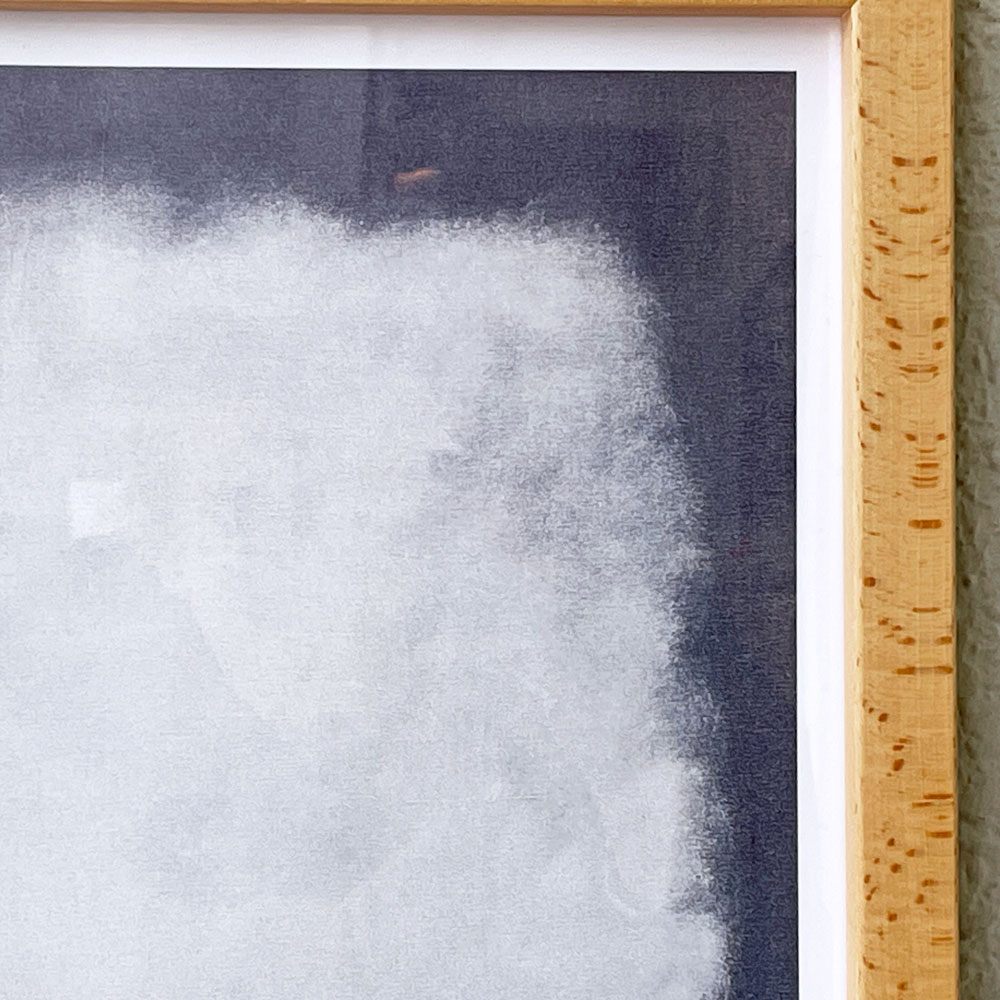 イデー IDEE マーク・ロスコ Mark Rothko 「Blue and grey 1962」 オフセット アートフレーム ポスター W54 × H65.5 cm 額装品 ◇