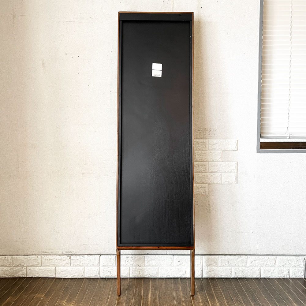 ジャーナルスタンダードファニチャー j.s.F オールドエルムミラー OLD ELM MIRROR スタンドミラー ニレ古材 立てかけ式 H177cm 定価￥29,700- 廃番 ◎
