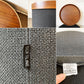 ソフトライン SOFTLINE ドラムスパフ DRUMS POUF スツール リビングテーブル ウォールナットトレイ Φ60cm アクタス取扱 定価￥69,300- ◎