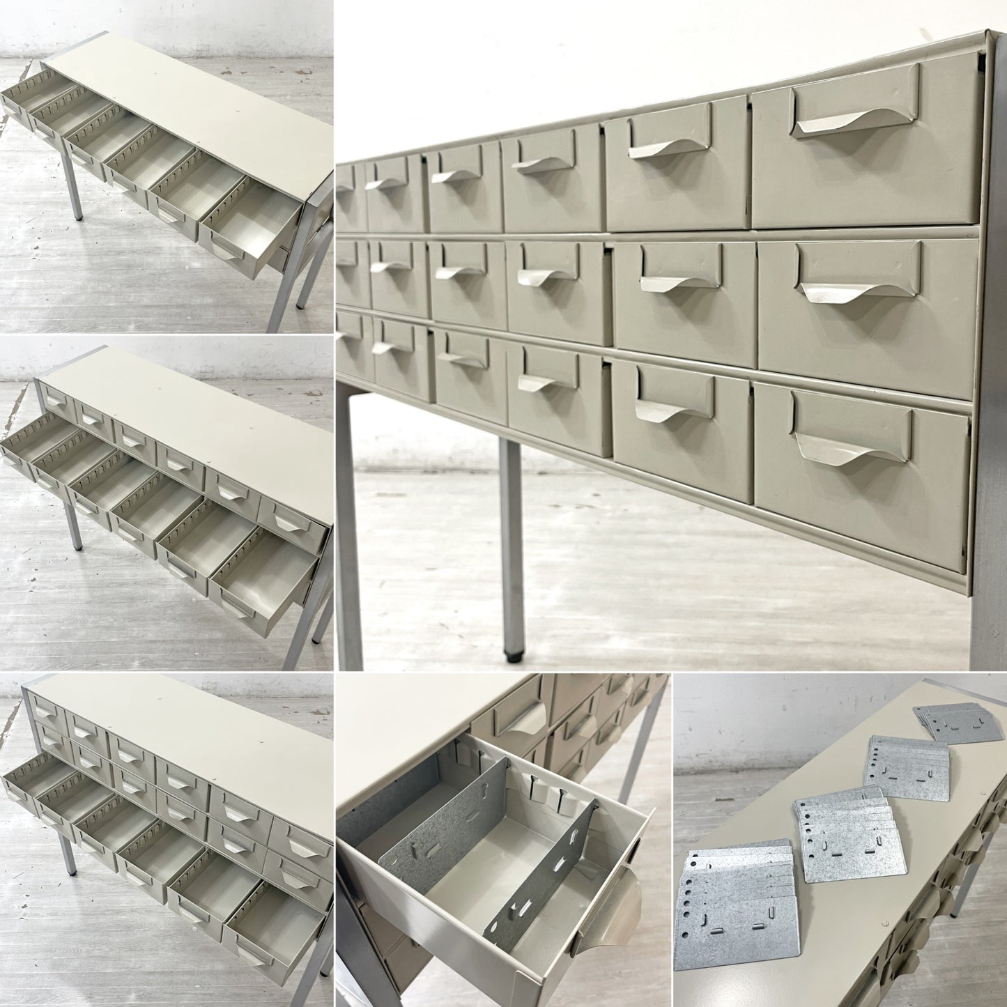 リオン LYON スチールキャビネット 18ドロワー チェスト ツールボックス コンソール パシフィックファニチャー取り扱い ●