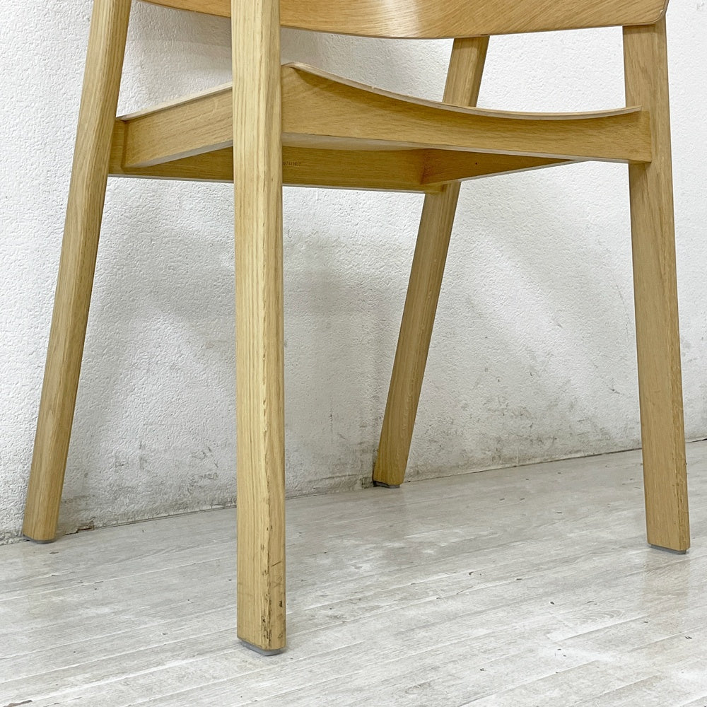ムート muuto カバーアームチェア Cover Armchair ダイニングチェア 板座 オークカラー 定価￥106,700- B ●