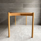 カリモクニュースタンダード Karimoku キャストール ダイニングテーブル CASTOR TABLE 150 国産ナラ材 ピュアオークカラー 定価145,200円 ♪