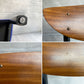 ネイサンファニチャー NATHAN Furniture  ダイニングチェア チークプライウッド ブラックフレーム ファブリック ブルー系カラー 英国 UKビンテージ 張り替え済み A ♪