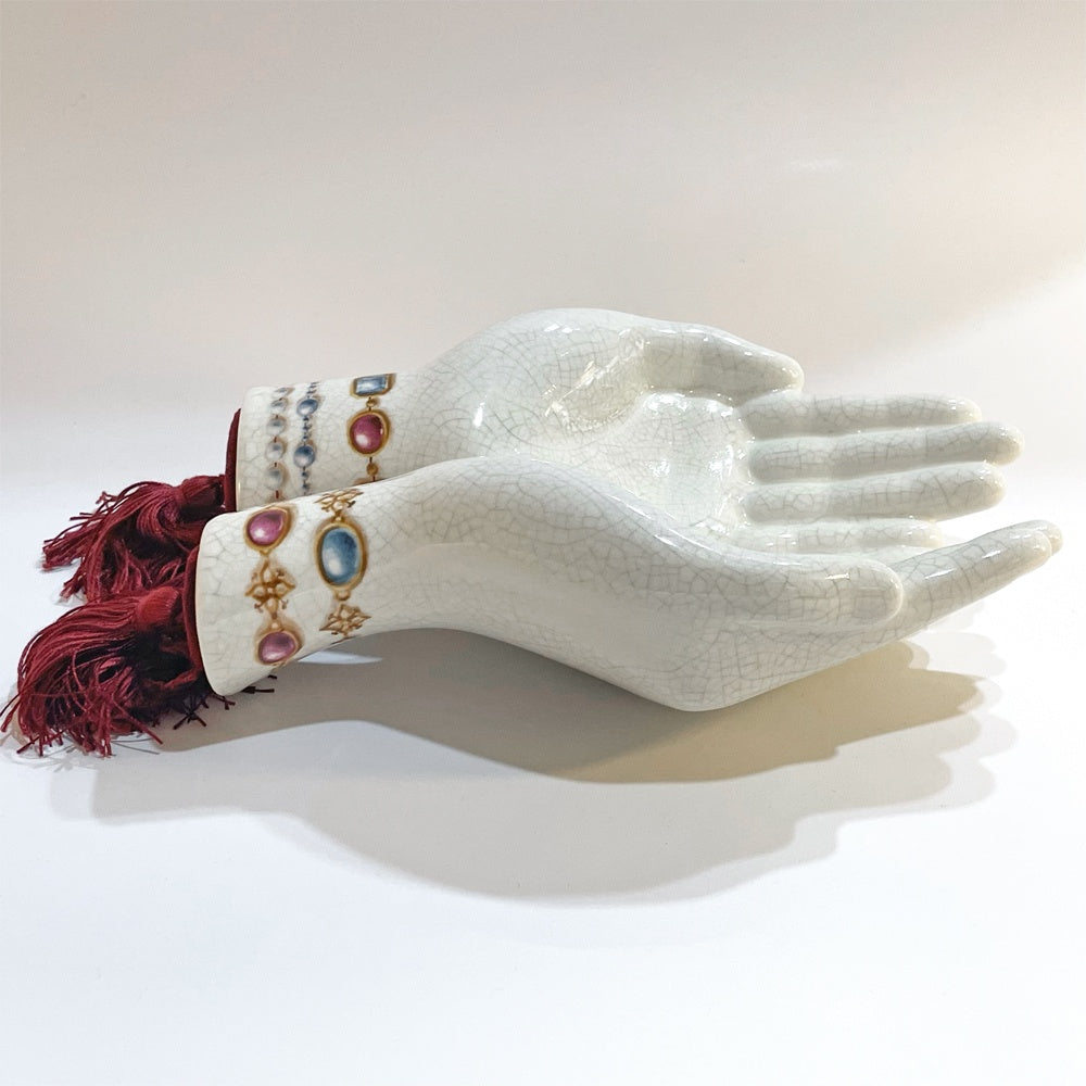 グッチ GUCCI グッチ デコール GUCCI DÉCOR ジュエリー プリント ハンドトレイ Jewelry Print Hand Tray 美品 ★