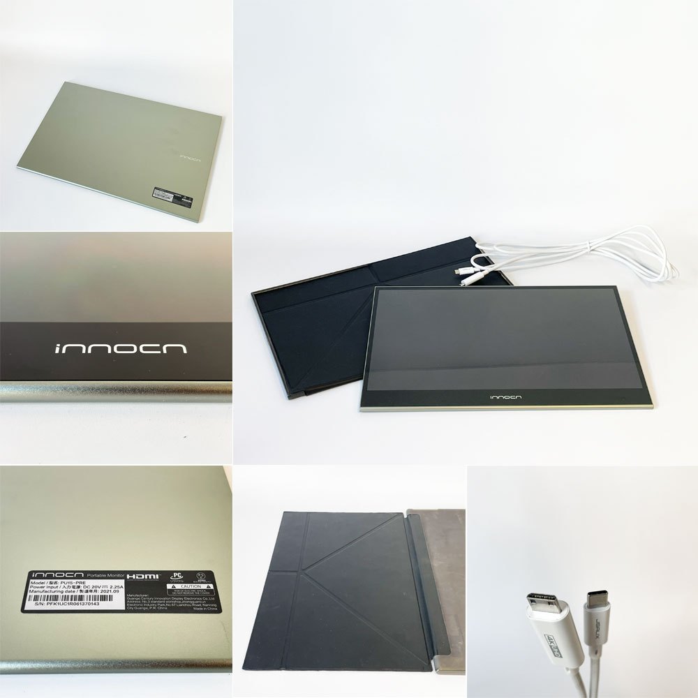 Innocn PU15-PRE 15.6インチ 有機EL モバイル タッチパネル モニター 4K 2021年製 カバー付き ★