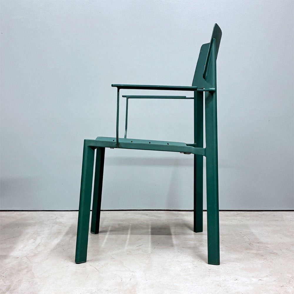 ザ・コンランショップ THE CONRAN SHOP ハイライン アウトドア アームチェア HIGHLINE OUTDOOR ARM CHAIR グリーン B ◎