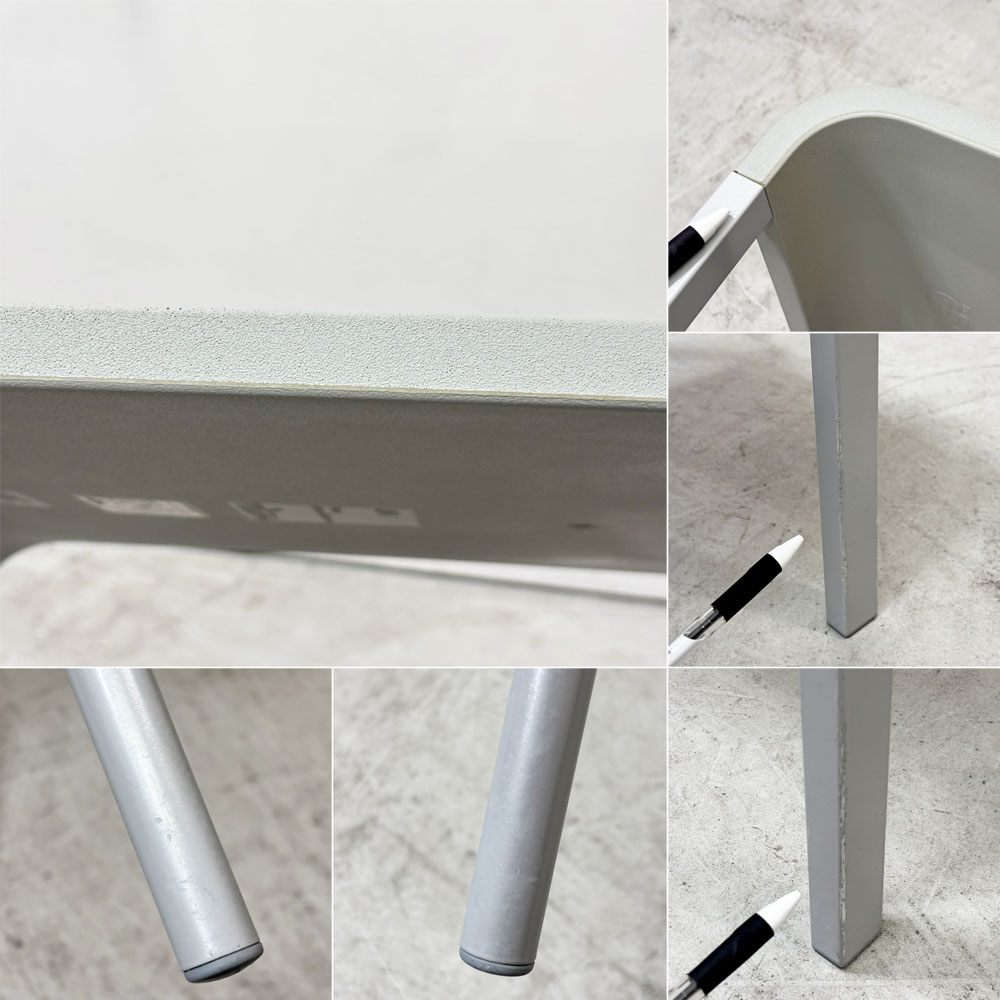 ヴィトラ vitra. ゼロスリー .03 ダイニングチェア スタッキングチェア マールテン・ヴァン・セーヴェレン Maarten Van Severen グレー A ●