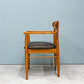 アクメファニチャー ACME Furniture トラッセル アームチェア TRESTLES ARM CHAIR ダイニングチェア ウォールナット ファブリックシート USビンテージスタイル 現状品 B ◎