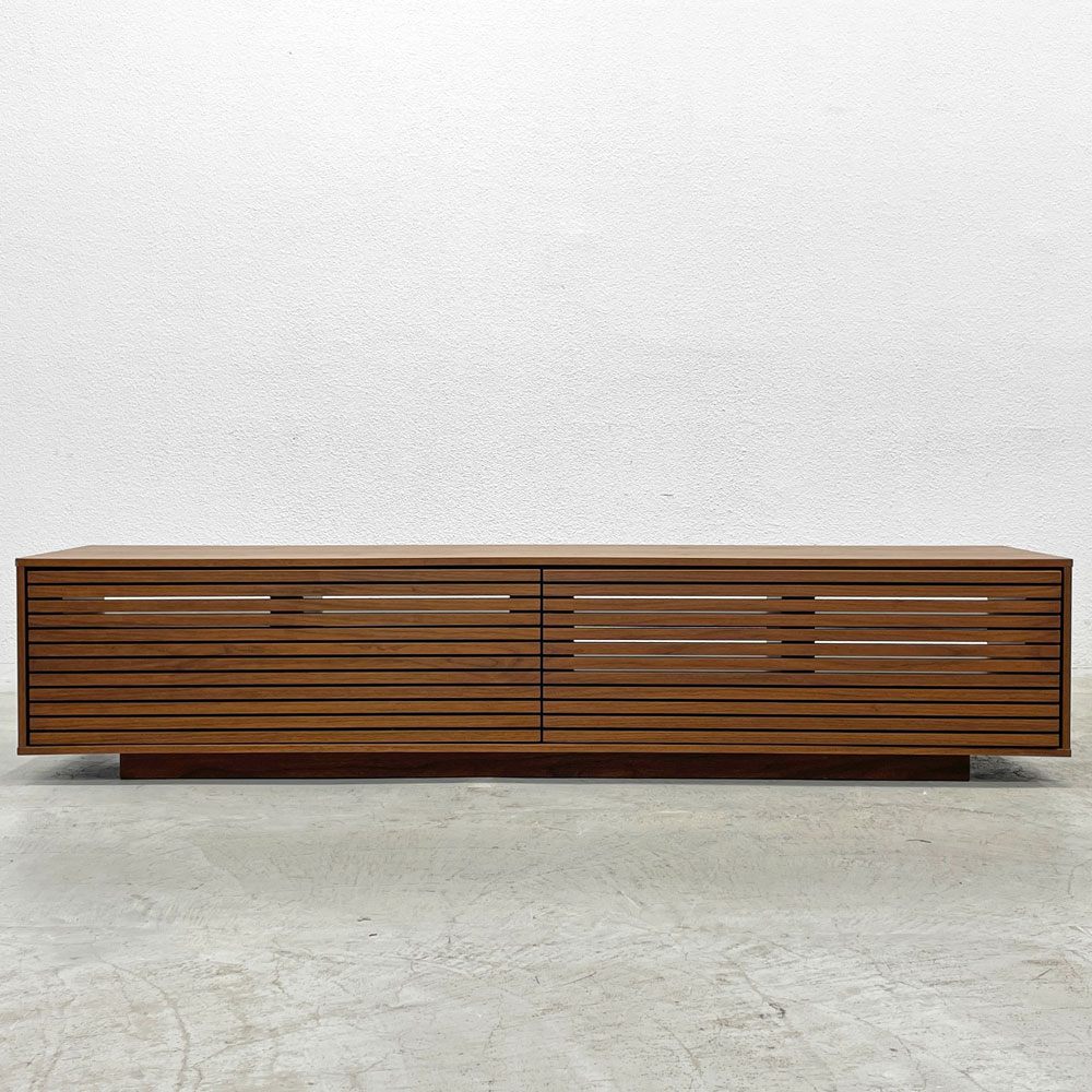 広松木工 hiromatsu ベラクレッパ VERA CREPA テレビボード AVボード W200cm ウォールナット スリット〓