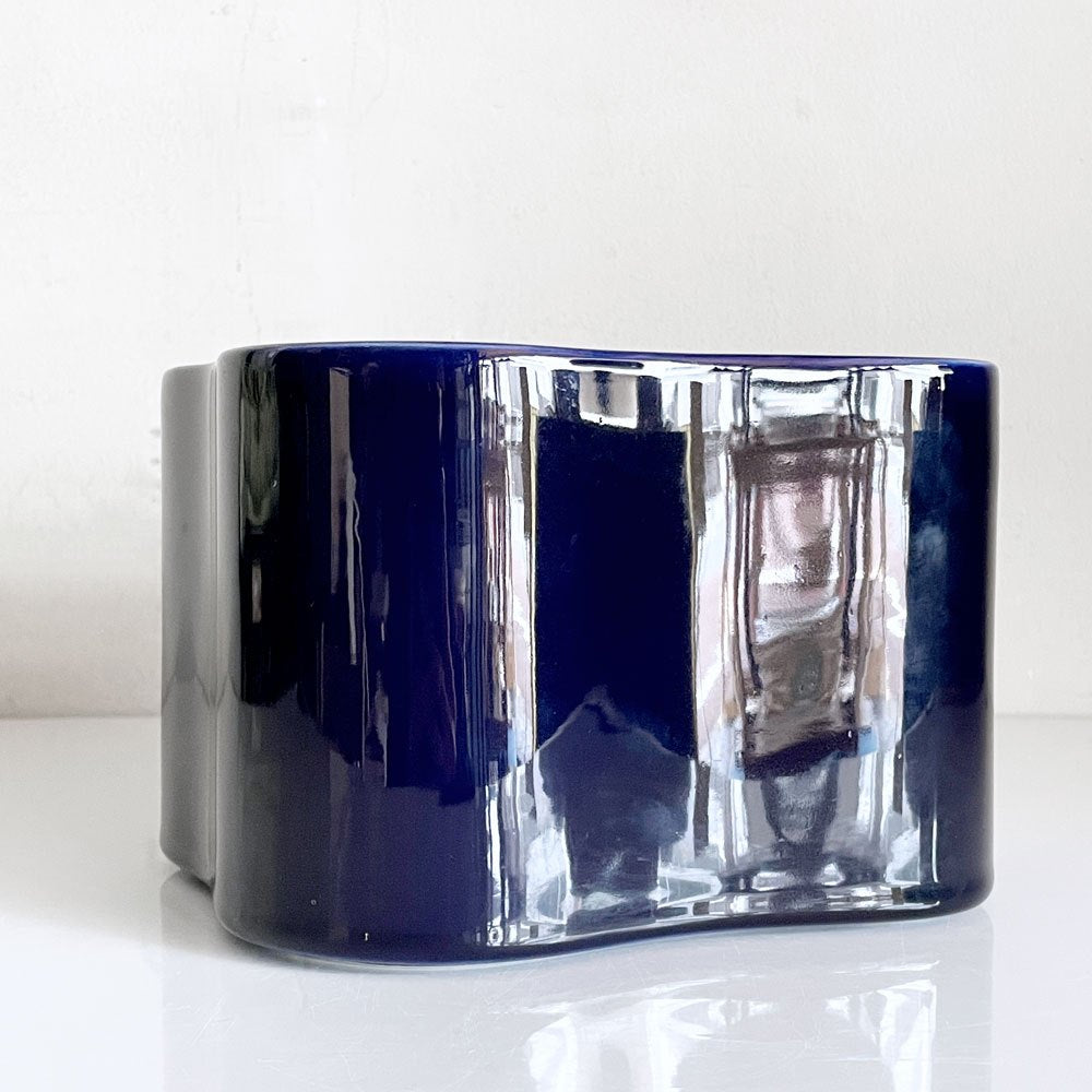 アルテック artek リーヒティエ Riihitie プラントポット S ブルー Bタイプ 屋内用 アイノ・アアルト H12cm 北欧 ■