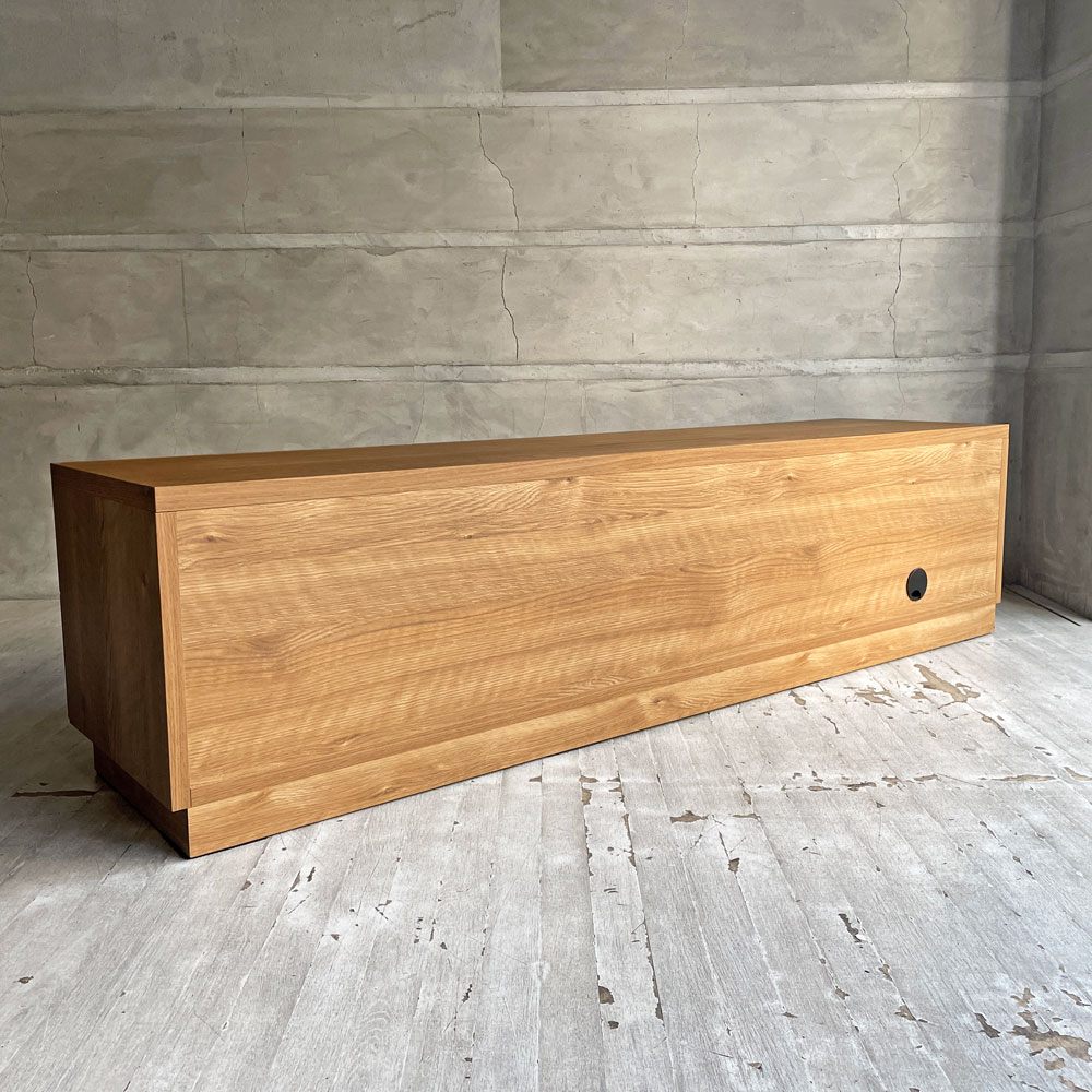 ウニコ unico アディ ADDAY AVボード ローボード 抽斗2杯 オーク材 W160cm ナチュラルスタイル 参考定価￥69,300- ♪