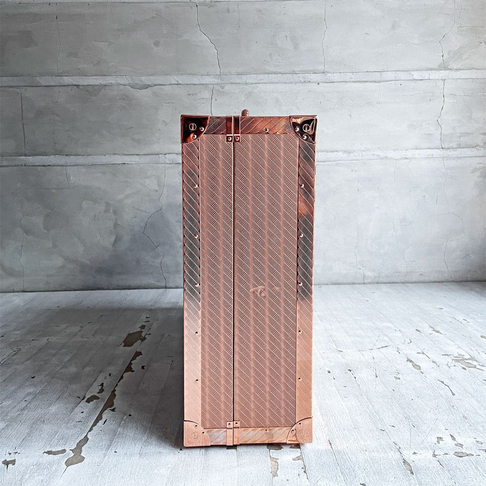 バルス東京 BALS トラベルトランク Travel Trunk Lサイズ コッパーカラー テーブル オブジェ 鍵付き 森田恭通 廃番希少♪