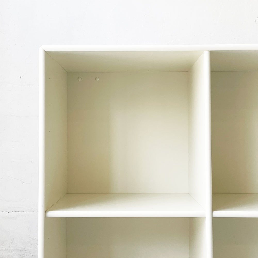 モンタナ MONTANA ベーシックシェルフ BASIC SHELF 1112 システムシェルフ 2列2段 オープンシェルフ アイボリー オフホワイト デンマーク ★