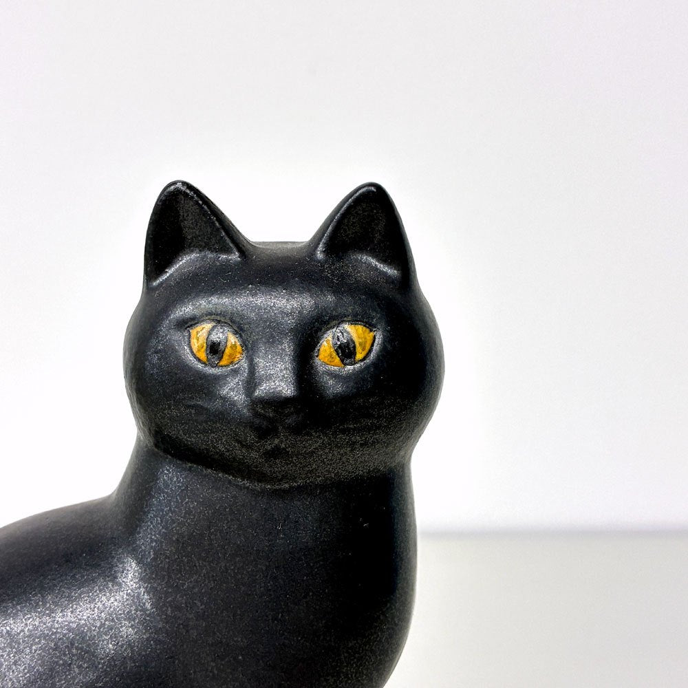 グスタフスベリ GUSTAVSBERG K-Studion リサラーソン Lisa Larson キャットマンズ CAT MANS Mサイズ H14cm フィギュリン 現行品 ◎