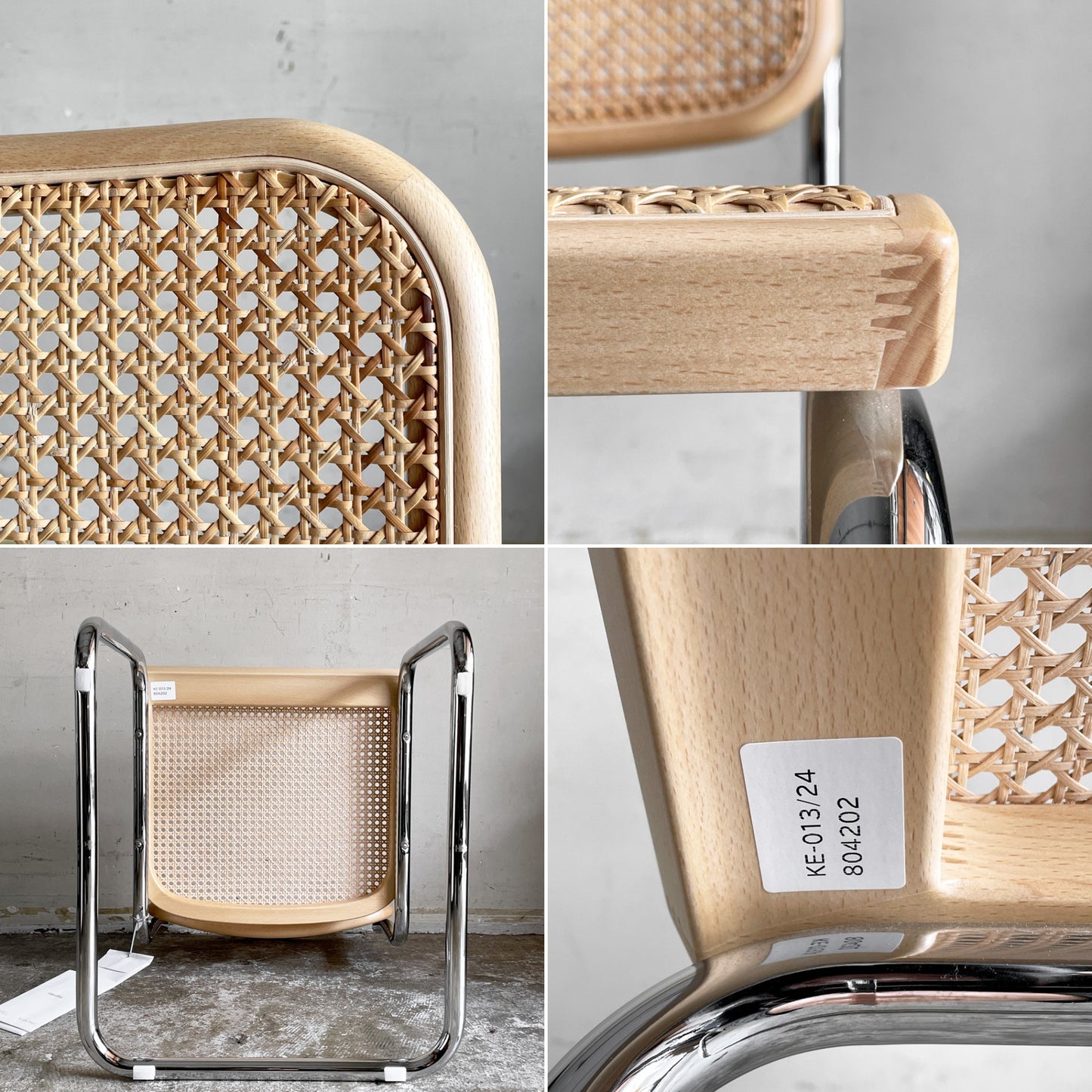 ノルスタジオ Knoll Studio ノール ブロイヤーコレクション Breuer Collection チェスカチェア CESCA CHAIR アームレス マルセル・ブロイヤー 定価¥183,700- ■