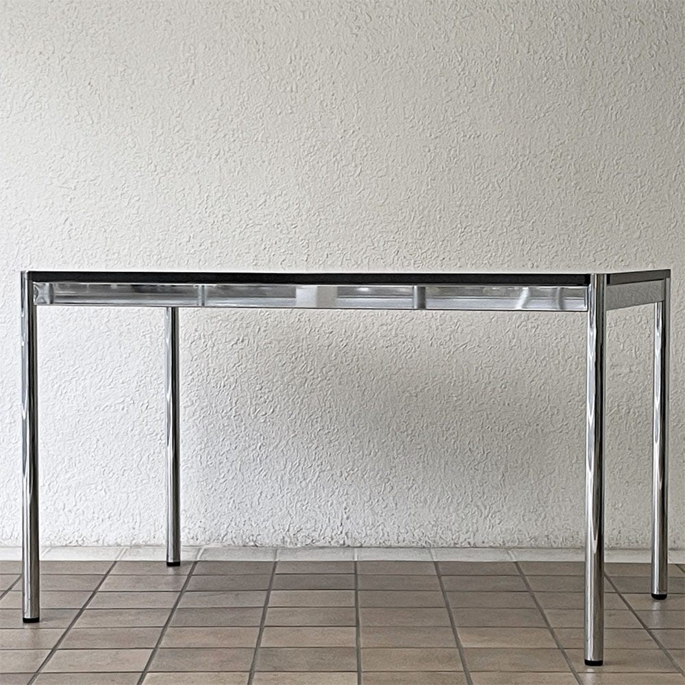USMハラー USM Haller モジュラーファニチャー ハラーテーブル デスク W125 x D75 × H74cm  パールグレーラミネート (ホワイト) モダンデザイン ◇