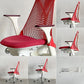 ハーマンミラー Herman Miller セイルチェア SAYL CHAIR デスクチェア オフィスチェア レッド ミドルバック イヴ・ベアール 2013年製 旧モデル 〓